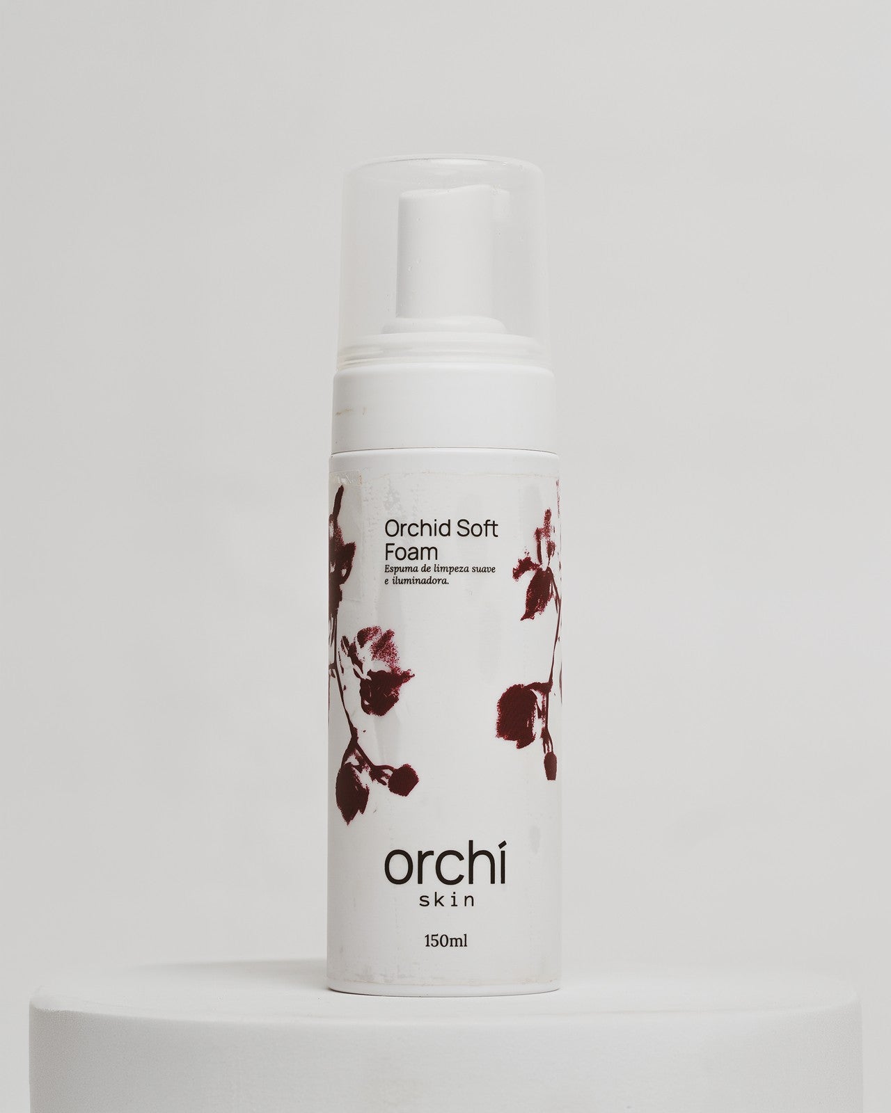 Espuma de limpeza Orchí — embalagem atual